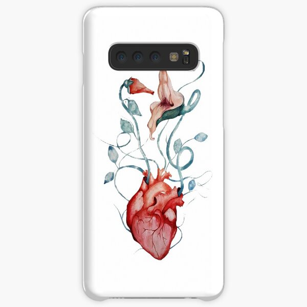 Pink Floyd Flowers | Watercolor painting | Rock fan art Samsung Galaxy Snap Case