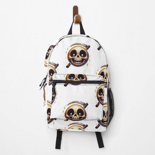 Item preview, Bone-Chilling Style! Skeleton cartoon Tee for Haunting Nights! designed and sold by Moisky Patterns.