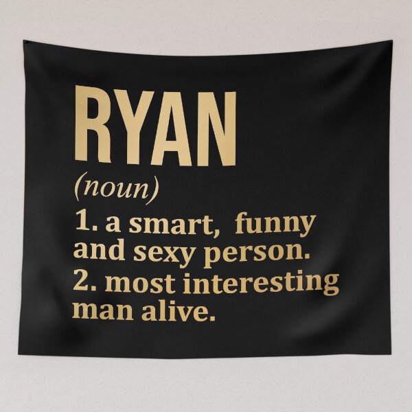 Item preview, Ryan Name Definition in Gold designed and sold by XCIV.