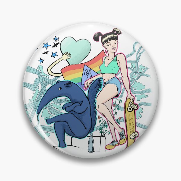 Item preview, Anteater and Girl designed and sold by motylanoga.