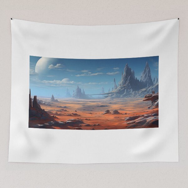 Item preview, Futuristic Cityscape Design designed and sold by Shirtastically.