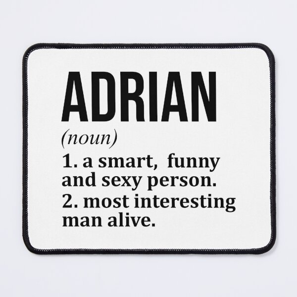 Item preview, Adrian Name Definition designed and sold by XCIV.