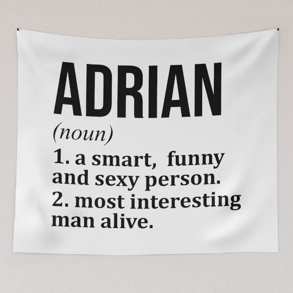 Item preview, Adrian Name Definition designed and sold by XCIV.