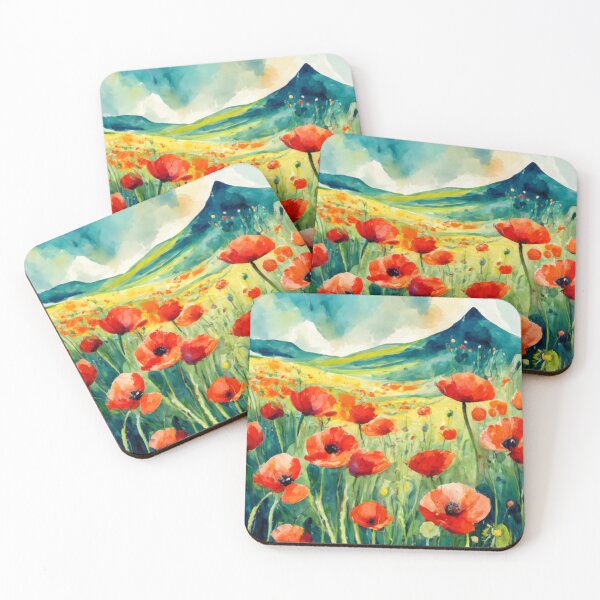 Item preview, Field of Poppies designed and sold by ArtFactoryAI.