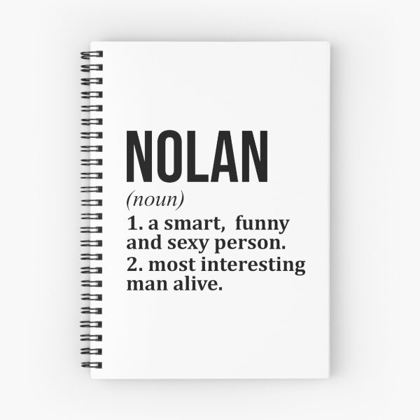 Item preview, Nolan Name Definition designed and sold by XCIV.