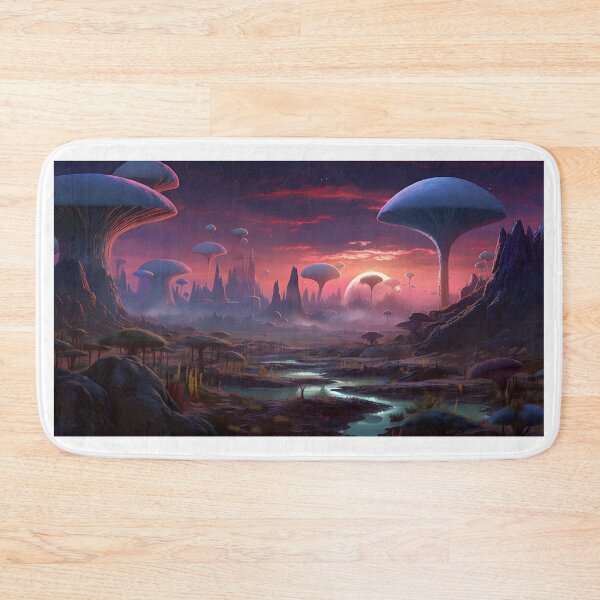 Item preview, Alien Landscape Painting designed and sold by Shirtastically.