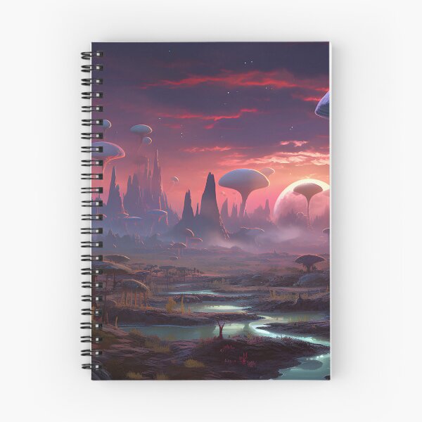 Item preview, Alien Landscape Painting designed and sold by Shirtastically.