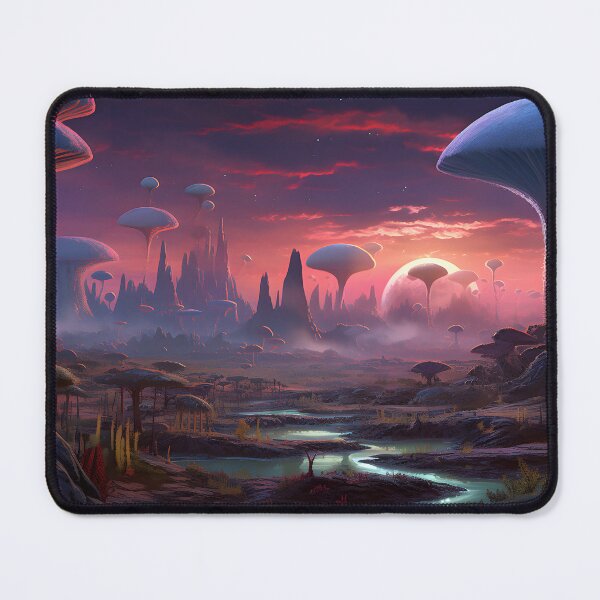 Item preview, Alien Landscape Painting designed and sold by Shirtastically.