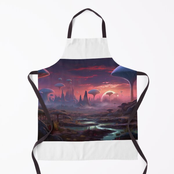 Item preview, Alien Landscape Painting designed and sold by Shirtastically.