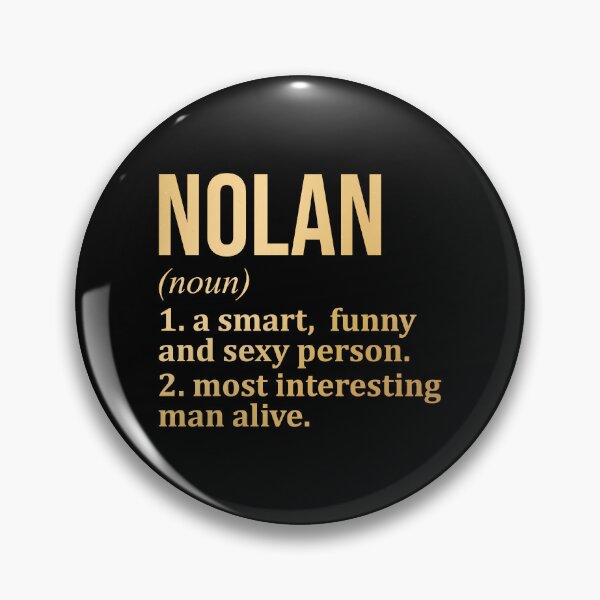 Item preview, Nolan Name Definition in Gold designed and sold by XCIV.