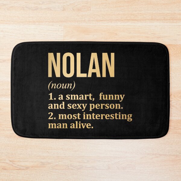 Item preview, Nolan Name Definition in Gold designed and sold by XCIV.