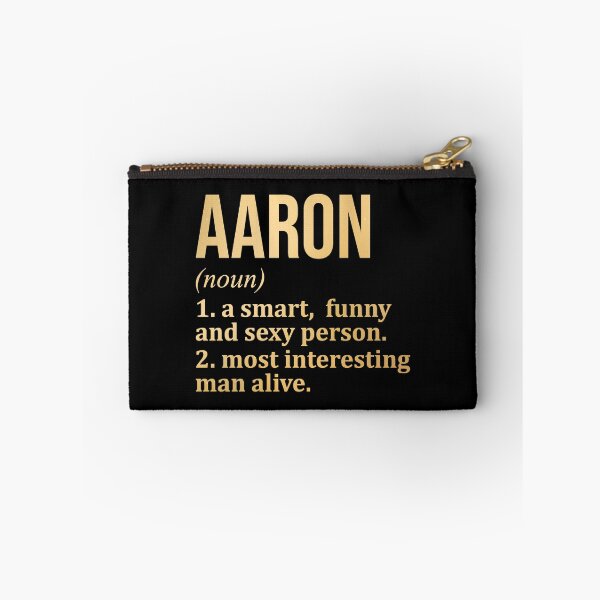 Item preview, Aaron Name Definition in Gold designed and sold by XCIV.