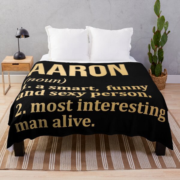 Item preview, Aaron Name Definition in Gold designed and sold by XCIV.