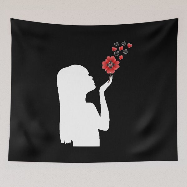 Item preview, blow on the card flower WHITE designed and sold by Ben3842.