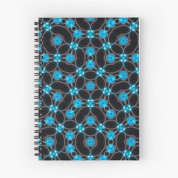 Item preview,  Bright Decorative Geometric Pattern in Black, Brown and Light Blue designed and sold by FAFiloArtist.