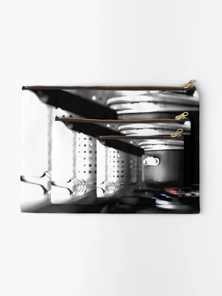 Thumbnail 2 of 4, Zipper Pouch, Cooking time designed and sold by Tadas Svetikas.