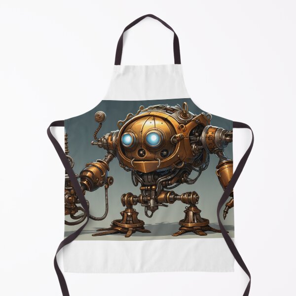 Item preview, Steampunk Robot Illustration designed and sold by Shirtastically.