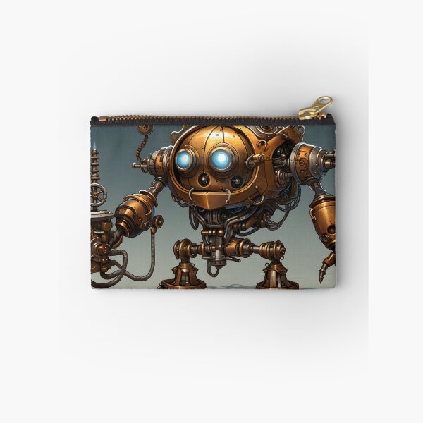 Item preview, Steampunk Robot Illustration designed and sold by Shirtastically.