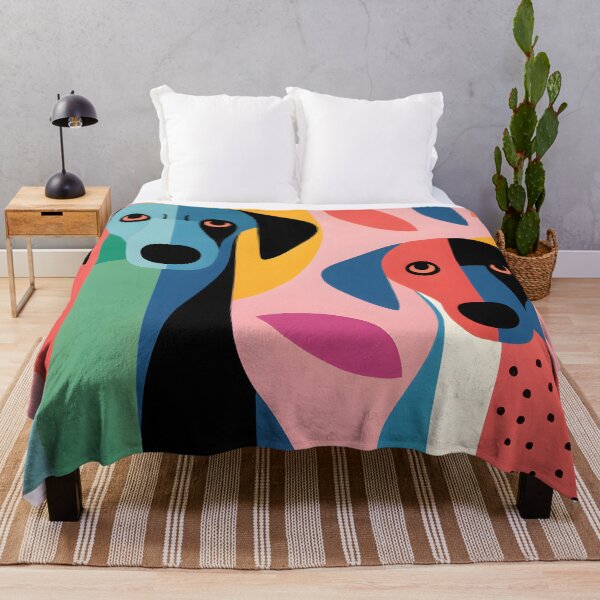 Item preview, Dog Matisse style abstract art pastel colour. designed and sold by Fairytale-11.