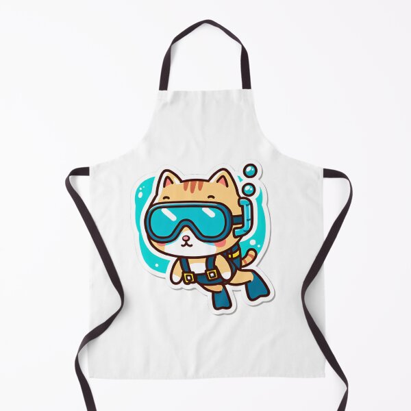 Item preview, Japanese cat dives underwater designed and sold by stocksellby.