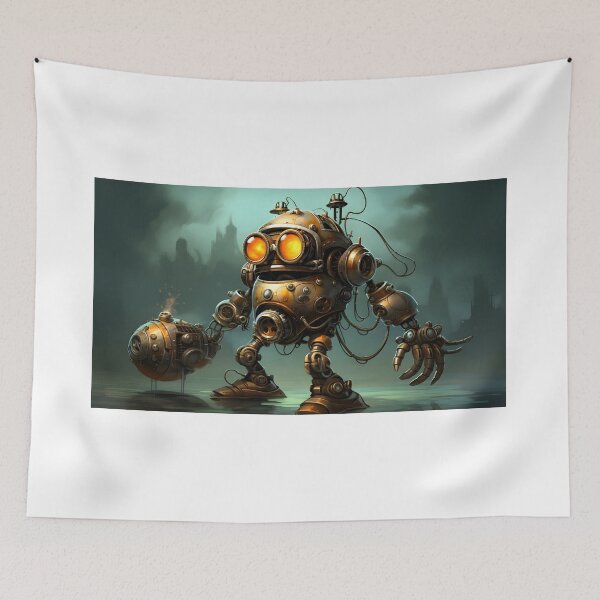 Item preview, Underwater City Painting designed and sold by Shirtastically.