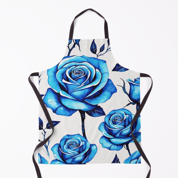 Item preview, Neaon Blue Rose Pattern designed and sold by Bilisik.