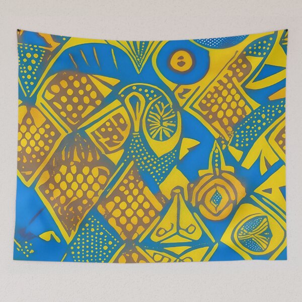 Item preview, African Elegance Inspiring Batik Patterns designed and sold by Tamas Das.