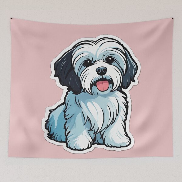 Item preview, Cute Havanese Dog designed and sold by Bilisik.