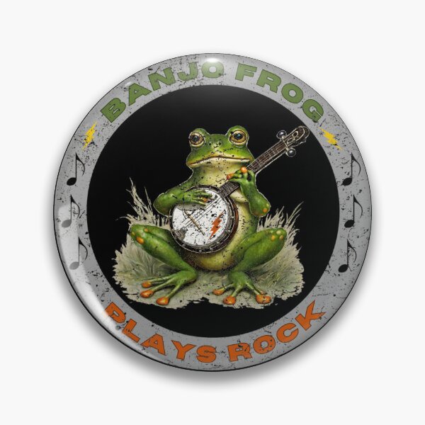 Item preview, banjo frog designed and sold by Michaels-Tees.
