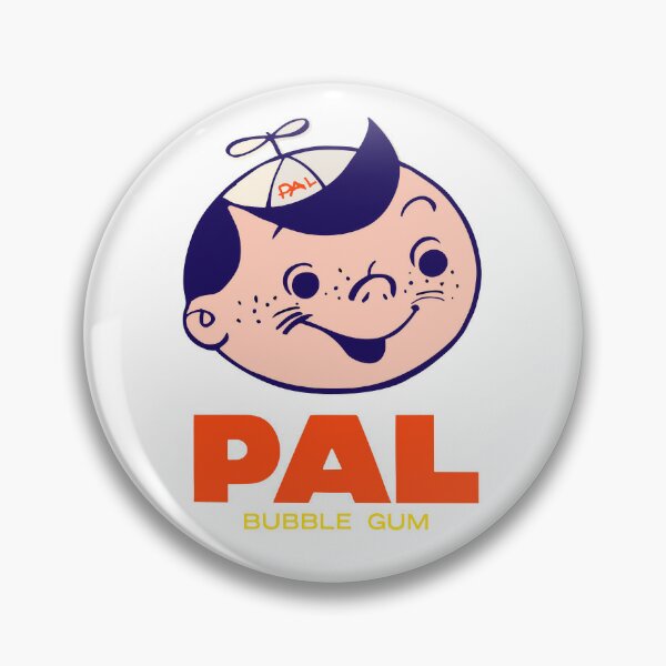 Pal Bubble Gum Vintage Graphic Pin
