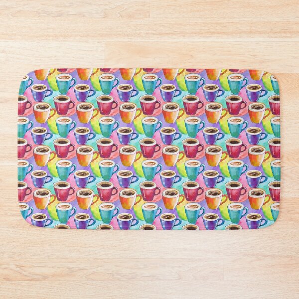 Item preview, Vibrant Rainbow Coffee designed and sold by craftyvixenart.