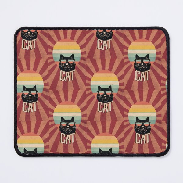 Item preview, v4 Black Cat And Sun Vintage Classic designed and sold by FenwickDesign99.