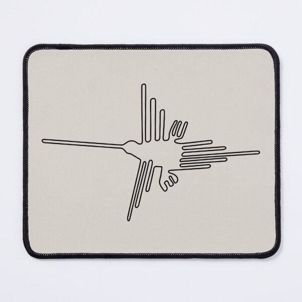 Item preview, Peruvian Geoglyphs - Bold Black Nazca Hummingbird designed and sold by kernowerno.