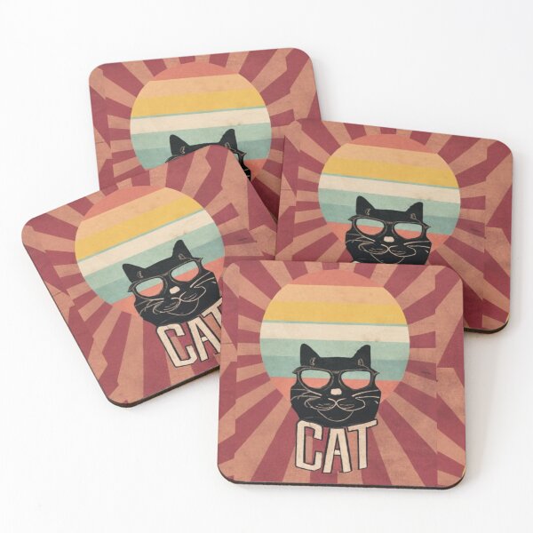 Item preview, v4 Black Cat And Sun Vintage Classic  designed and sold by FenwickDesign99.