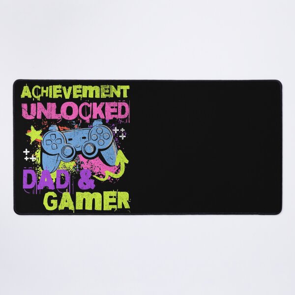 Item preview, Achievement Unlocked Dad & Gamer Gifts For Fathers designed and sold by CHRIS-POD.