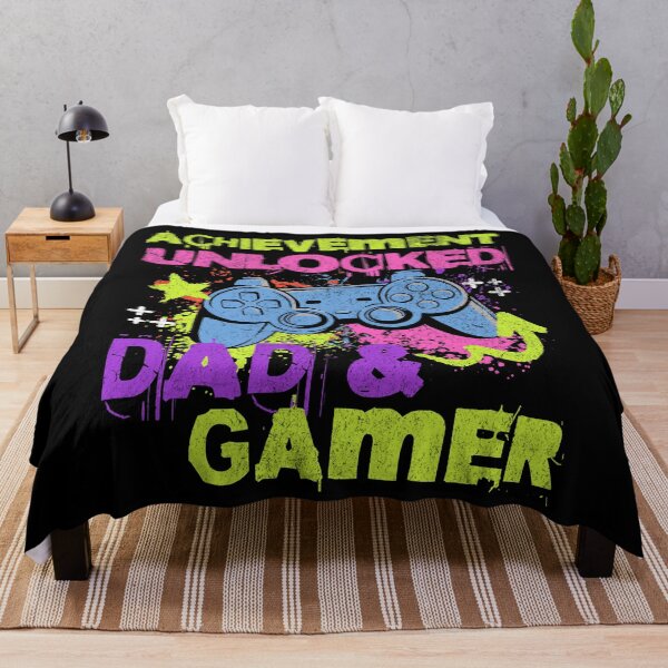 Item preview, Achievement Unlocked Dad & Gamer Gifts For Fathers designed and sold by CHRIS-POD.