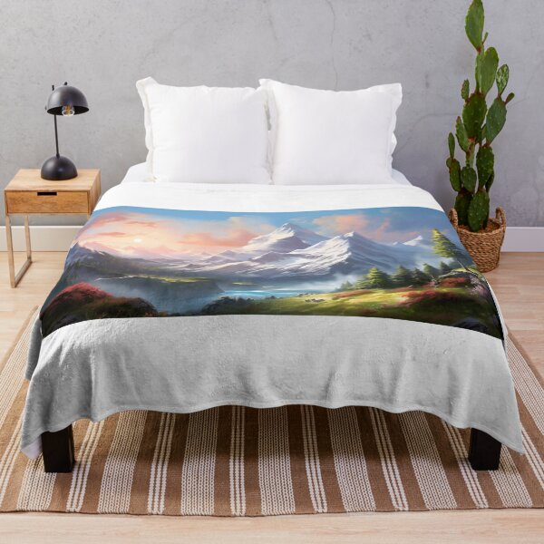 Item preview, Serene Mountain Painting designed and sold by Shirtastically.