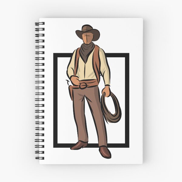 Item preview, Minimal Line Art Drawing of Cowboy designed and sold by CJansuebsri.