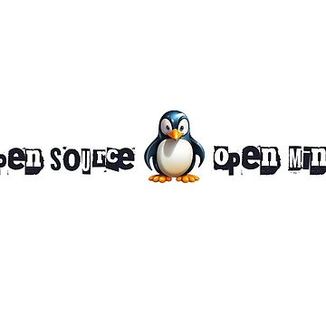 Artwork thumbnail, Open source, open mind, Linux by PRFXSA