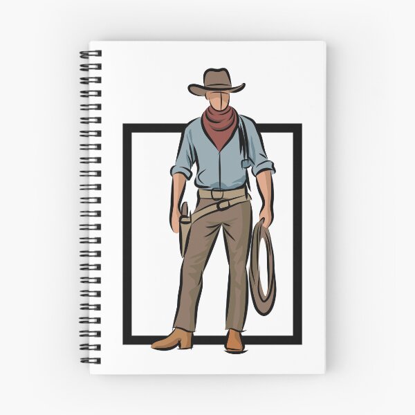 Item preview, Minimal Line Art Drawing of Cowboy designed and sold by CJansuebsri.
