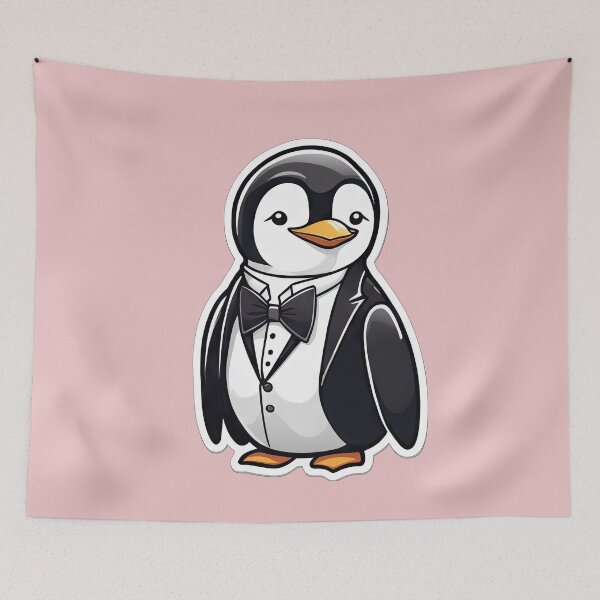 Item preview, Penguin in Suit designed and sold by Bilisik.