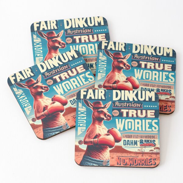 Item preview, (FAIR DINKUM) NO WORRIES ROO designed and sold by Takin-Thepiss.