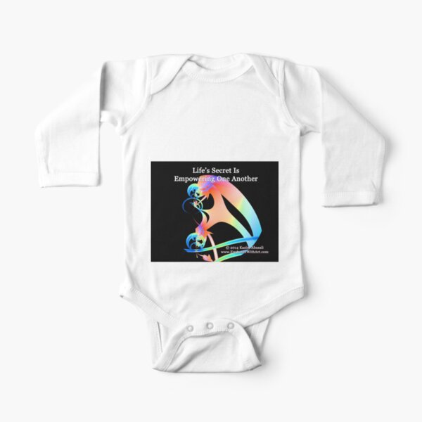 Life's Secret Is Empowering One Another Long Sleeve Baby One-Piece