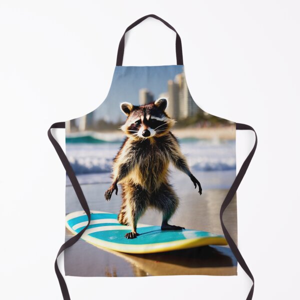 Item preview, RACOON SURFER - GOLD COAST AUSTRALIA designed and sold by Eandbeyond.