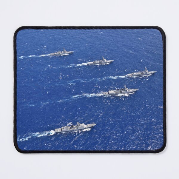 Item preview, STK108895M-Formation of warships. designed and sold by StocktrekImages.