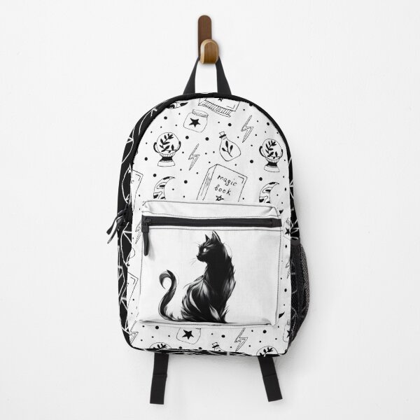 Item preview, Black Cat magic familiar designed and sold by Wendson Felipe.