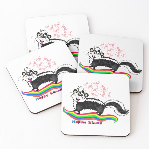 Item preview, Happy Skunk  designed and sold by Shirley cute art .
