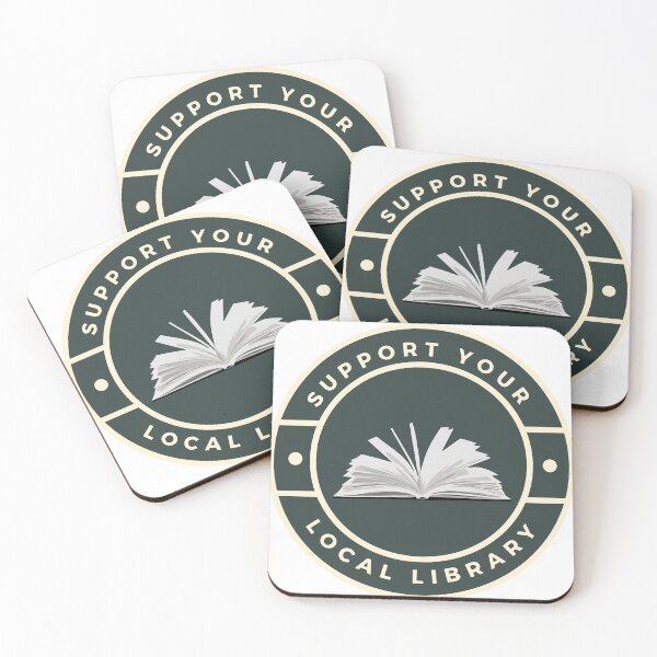Item preview, Support Your Local Library With Logo designed and sold by sadedream.