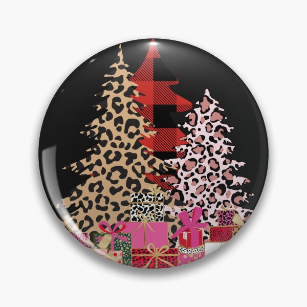 Item preview, Plaid Leopard Christmas Tree designed and sold by LionessLove.