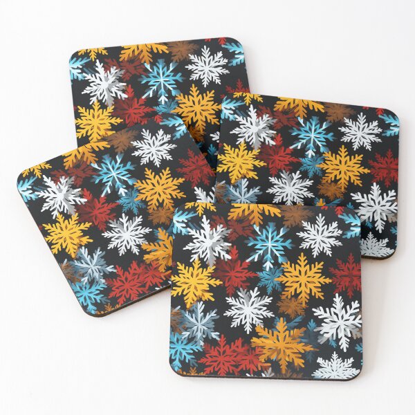 Item preview, Christmas Patterns - Colorful Christmas Snow designed and sold by Master-Print.
